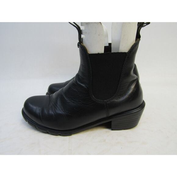 Blundstone Womens Size 3.5 UK / 6.5 US Black Leather Chelsea Ankle Boots Bootie - Picture 1 of 11